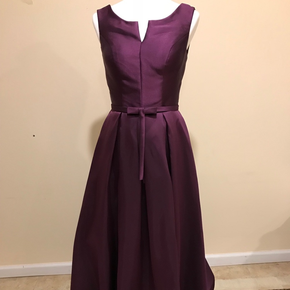 Purple ball gown